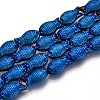 Electroplate Glass Beads Strands EGLA-T025-03C-1