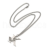 201 Stainless Steel Necklaces NJEW-Q336-01K-P-2