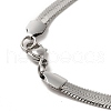 Unisex 304 Stainless Steel Herringbone Chains Necklaces NJEW-L173-011-P-3