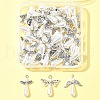 50Pcs 3 Style Angel Plastic Imitation Pearl Pendants PALLOY-FS00026-7