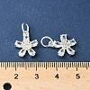 Brass Micro Pave Cubic Zirconia Pendants KK-U067-03S-04-3