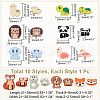 CHGCRAFT 10Pcs 10 Style Silicone Beads SIL-CA0001-27-2
