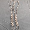 Rhombus Plastic Pearl with Glass Seed Beaded Anklets FS-WGADC6C-01-3