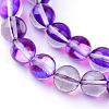 Synthetic Moonstone Beads Strands G-R375-6mm-B-2