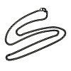201 Stainless Steel Curb Chain Necklaces NJEW-Q336-09A-EB-5