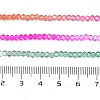 Transparent Painted Glass Beads Strands X1-DGLA-A034-T1mm-A03-3