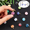 Glass Ball Pendants GLAA-PH0007-58-8