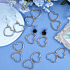 SUNNYCLUE 16Pcs Alloy Linking Rings FIND-SC0009-90-4