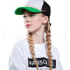 Brass Enamel Link Baseball Cap Chain AJEW-GO00028-7