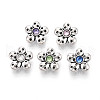 Tibetan Style Alloy Beads TIBE-N013-28AS-1