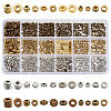   900Pcs 18 Styles Tibetan Style Alloy Spacer Beads Sets TIBEB-PH0005-12-1