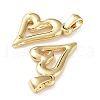 304 Stainless Steel Pendants STAS-P329-03G-2