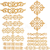  16Pcs 8 Style Polyester Computerized Embroidered Cloth Patch DIY-NB0007-02-1