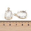 Natural Quartz Crystal Faceted Pendants G-K347-05G-04-3