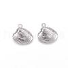 Non-Tarnish 201 Stainless Steel Charms STAS-N0014-52P-2