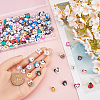 SUNNYCLUE 210Pcs 21 Styles Animal Head Theme Handmade Polymer Clay Beads FIND-SC0011-07-3