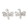 Brass & Cubic Zirconia Pendants KK-G468-34P-1