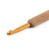 6Pcs 6 Styles Iron Crochet Hooks AJEW-C041-02-2