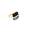 Alloy & Acrylic Finger Rings FS-WGBCC26-01-2