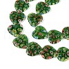 Handmade Millefiori Glass Beads Strands LAMP-T021-29E-3