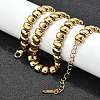 304 Stainless Steel Rectangle Link Chain Neklaces for Women NJEW-R024-01G-1