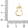 Brass Micro Pave Cubic Zirconia Pendants KK-D357-13G-3