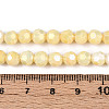Electroplate Glass Beads Strands EGLA-T021-6mm-15-08-4