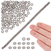 HOBBIESAY 304 Stainless Steel Spacer Beads STAS-HY0001-48P-1