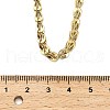 304 Stainless Steel Link Chain Necklaces for Women Men NJEW-Q028-09G-3