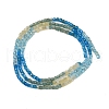 Natural Blue Green Yellow Apatite Beads Strands G-NH0050-B01-01-4