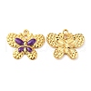 304 Stainless Steel Enamel Pendants STAS-K256-16G-03-1