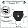 CREATCABIN Pocket Hug Token Long Distance Relationship Keepsake Keychain Making Kit DIY-CN0002-67H-2
