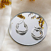 SHEGRACE 925 Sterling Silver Split Earrings JE900A-4