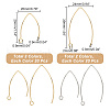 Unicraftale 304 Stainless Steel Earring Hooks STAS-UN0015-52-3