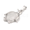 Natural Quartz Crystal Pendants G-A224-02P-03-2