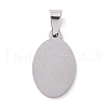 Non-Tarnish 304 Stainless Steel Pendants X-STAS-H356-07P-2