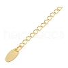 Brass Ends with Chain KK-D378-09G-03-2