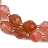 Natural South Red Agate Beads Strands G-N342-149E-4