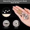 ARRICRAFT Natural Black Rutilated Quartz Beads Strands G-AR0003-57-2