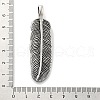 304 Stainless Steel Big Pendants STAS-Z098-06AS-2