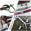  3Pcs 3 Colors Outdoor EDC Tool Titanium Alloy Parachute Rope European Beads FIND-NB0004-97B-6