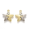 Spray Painted Alloy Pendants FIND-I016-B01-2