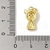 Rack Plating Brass Micro Pave Black Cubic Zirconia Pendants KK-P267-30G-3