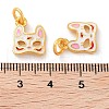 Alloy Enamel Charms ENAM-A001-02-4