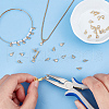   50Pcs Clear Cubic Zirconia Charms KK-PH0010-33-3