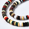 Handmade Polymer Clay Beads Strands CLAY-R089-4mm-156-2