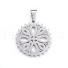 Non-Tarnish 304 Stainless Steel Pendants STAS-P209-20P-1