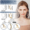 CREATCABIN 40Pcs 4 Styles Brass Leverback Earring Findings DIY-CN0002-84-2