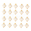 20Pcs Light Gold Alloy Enamel Charms ENAM-YW0001-36C-1
