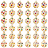   36Pcs 6 Colors Alloy Pendants ENAM-PH0002-29-1